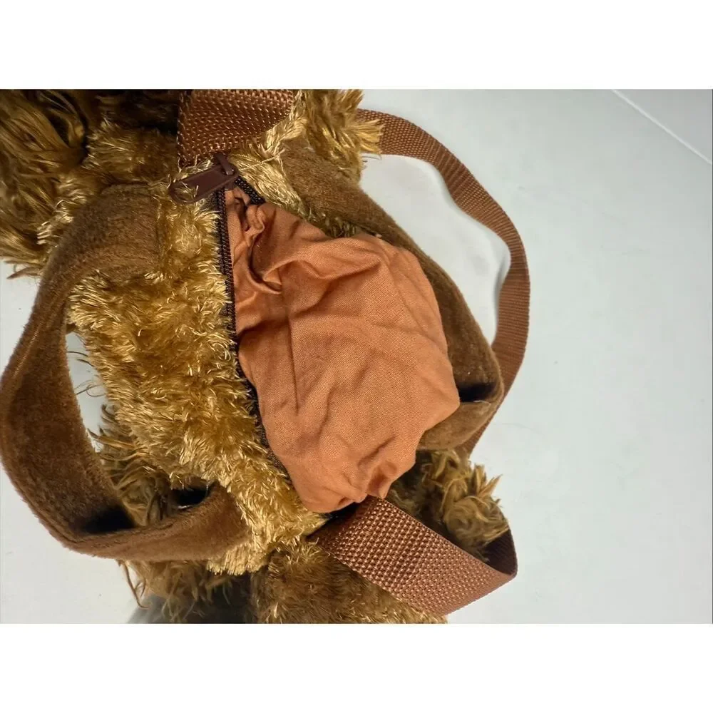 Unipak Brown Plush Dog Bag